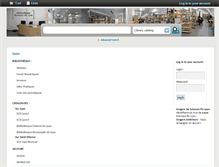 Tablet Screenshot of catalogue.sciencespo-lyon.fr